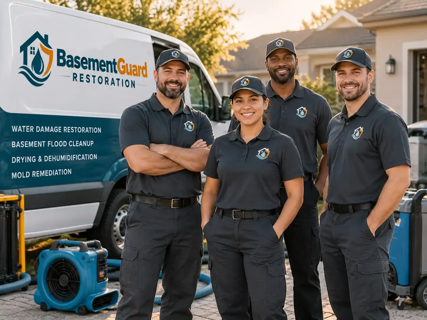 Basement Water Damage Restoration company in Dowling, MI